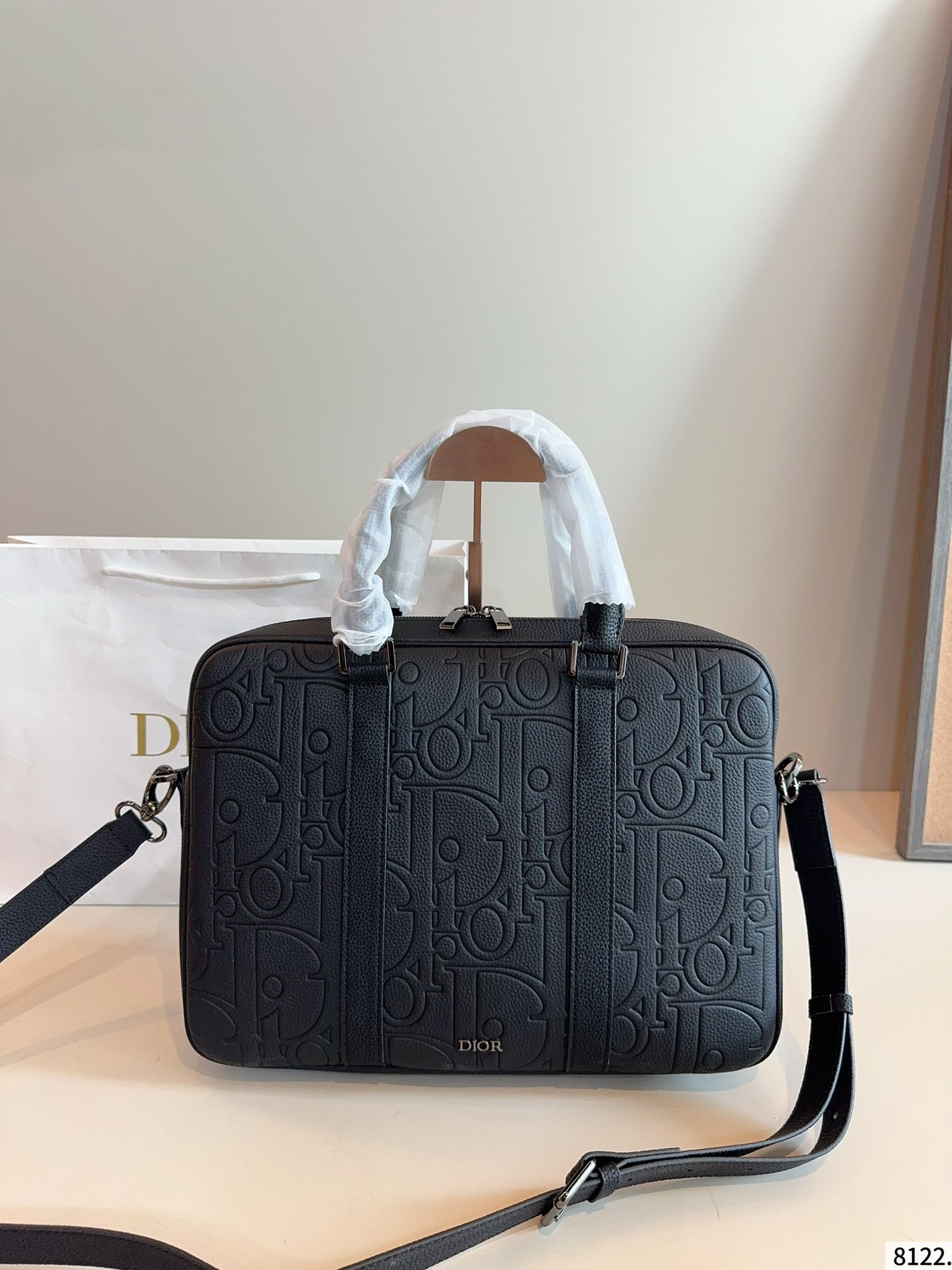 【DIOR旗艦店】ディオール 最新の男性ブリーフケース ハンドバッグ