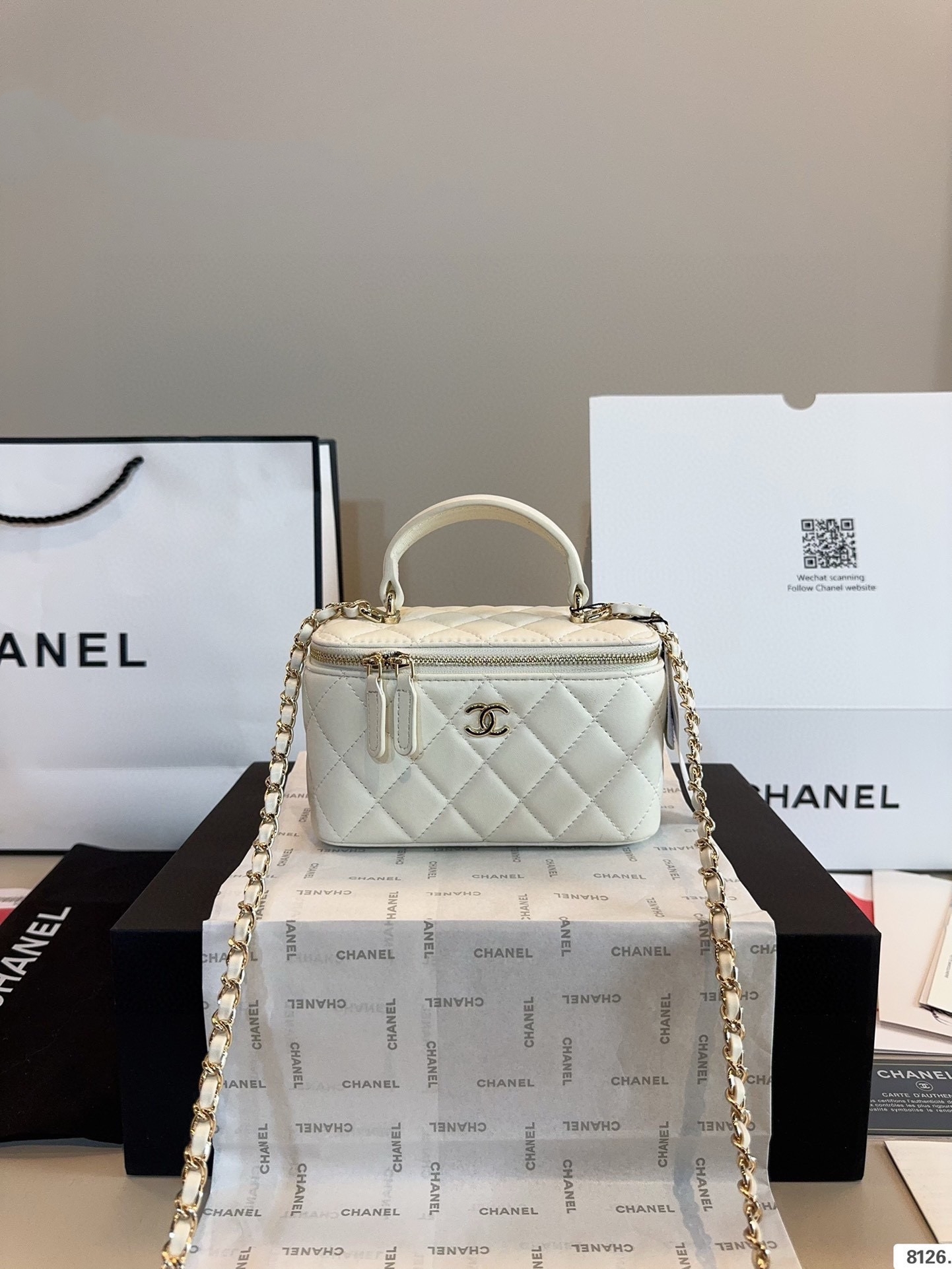 【CHANEL旗艦店】シャネル ★大人気 化粧ポーチ