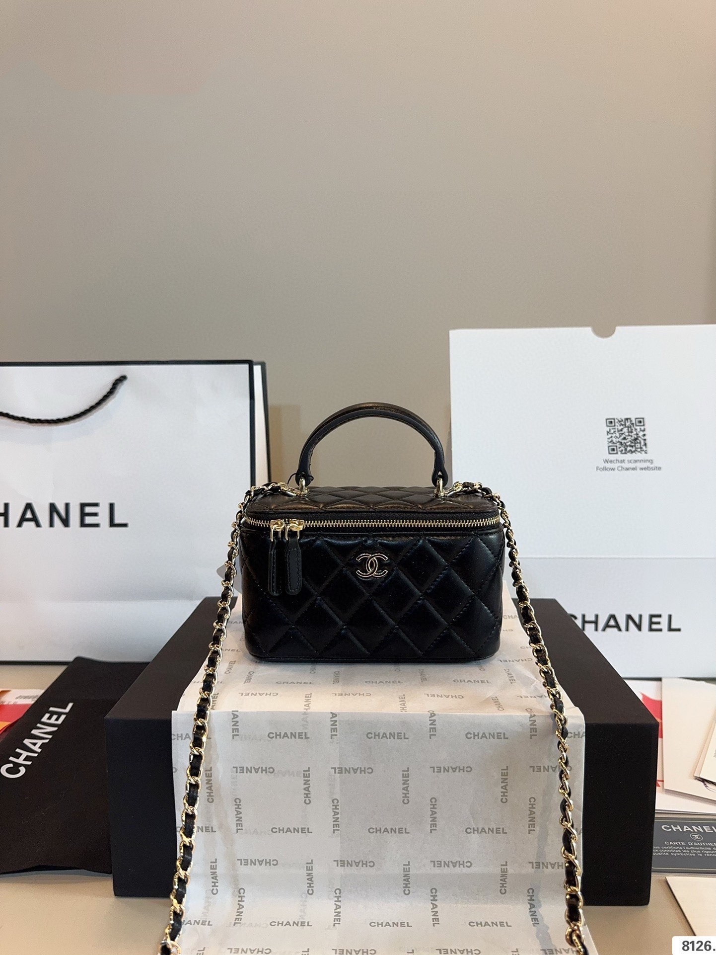 【CHANEL旗艦店】シャネル ★大人気 化粧ポーチ