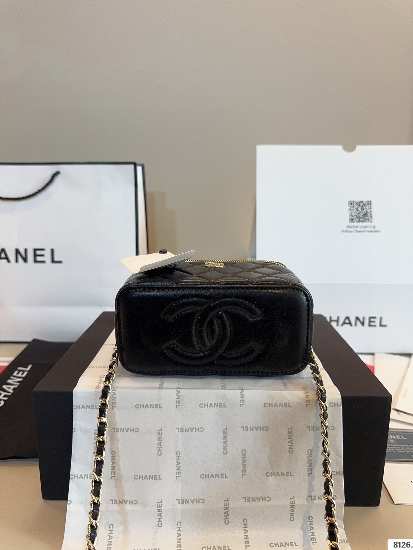 【CHANEL旗艦店】シャネル ★大人気 化粧ポーチ