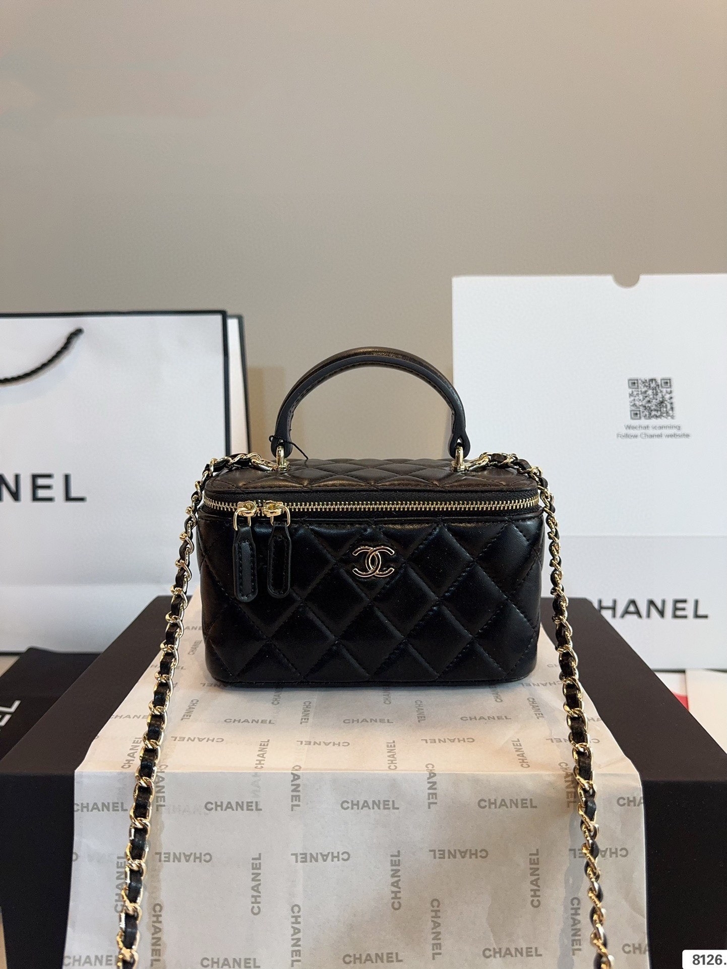 【CHANEL旗艦店】シャネル ★大人気 化粧ポーチ