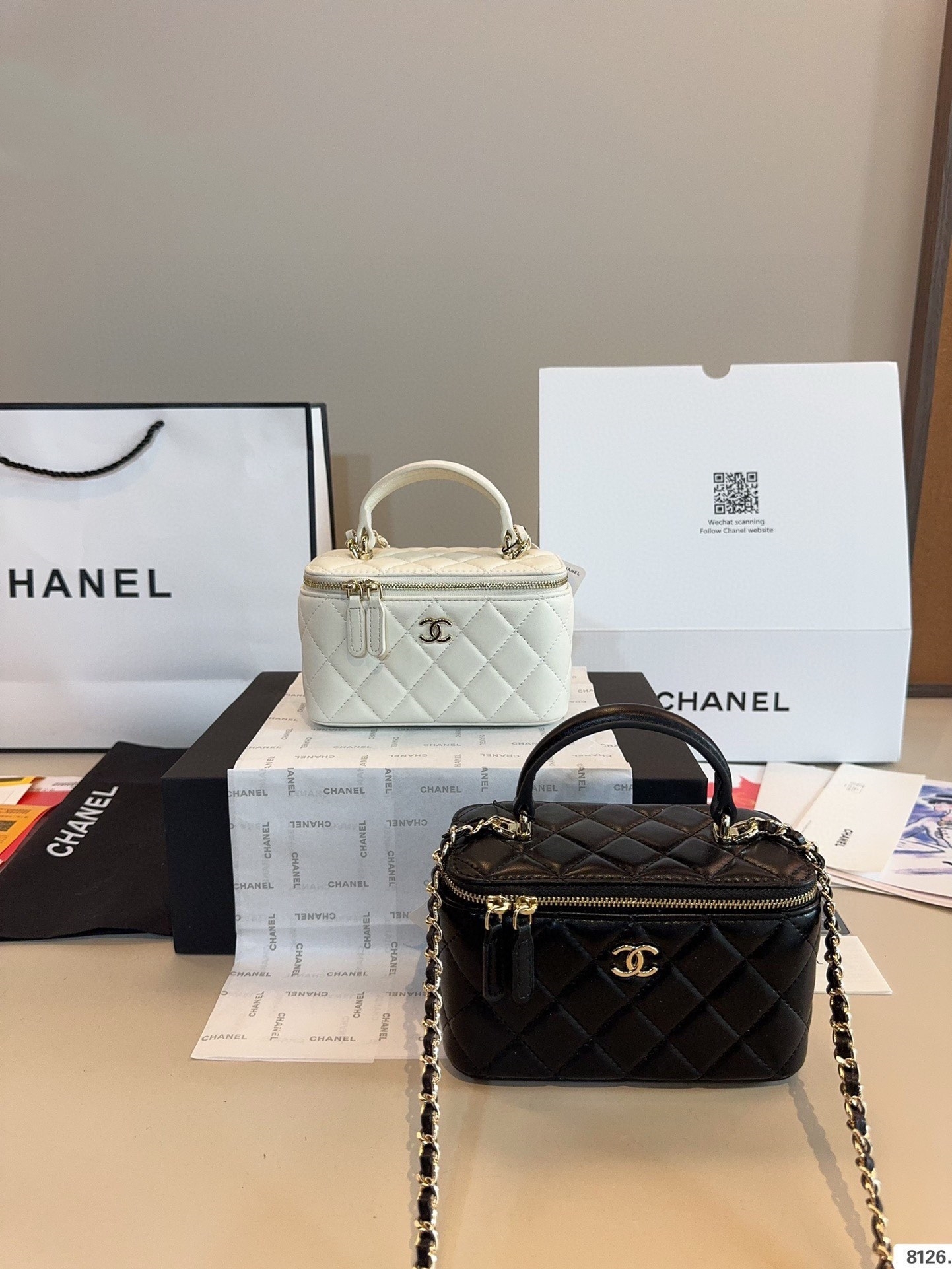 【CHANEL旗艦店】シャネル ★大人気 化粧ポーチ