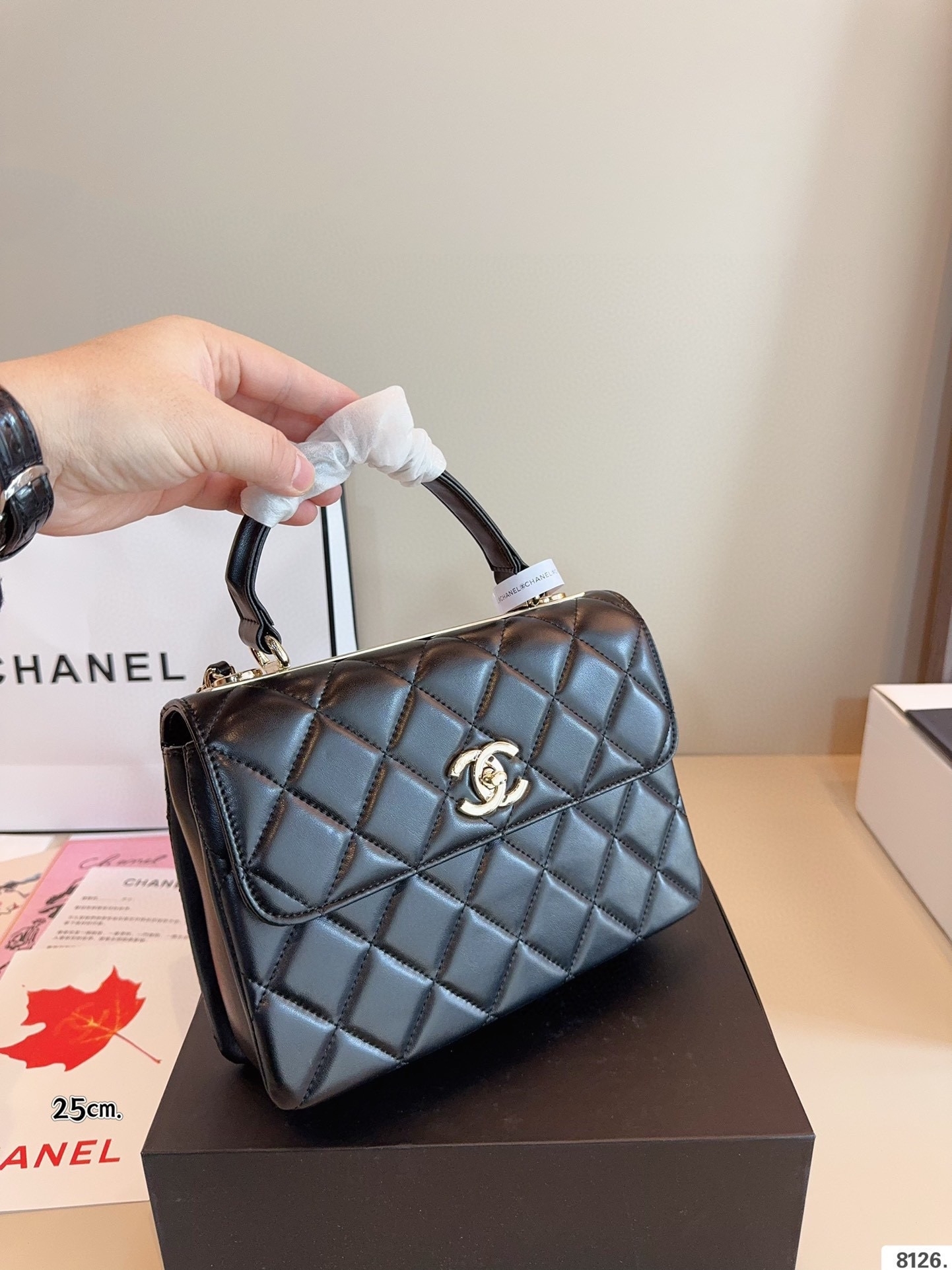 【CHANEL旗艦店】シャネル TRENDY CC ハンドバッグ