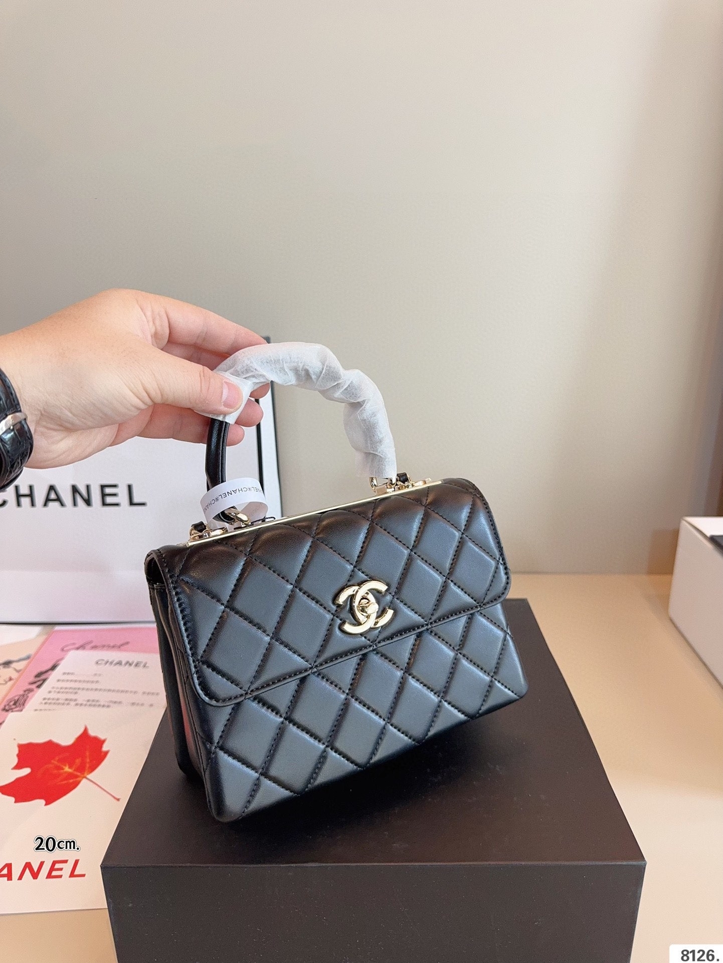 【CHANEL旗艦店】シャネル TRENDY CC ハンドバッグ