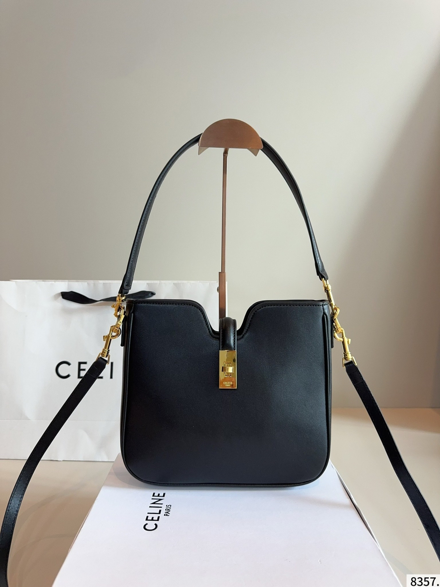【CELINE公式旗艦店】セリーヌ 凱旋門 ショルダーバッグ