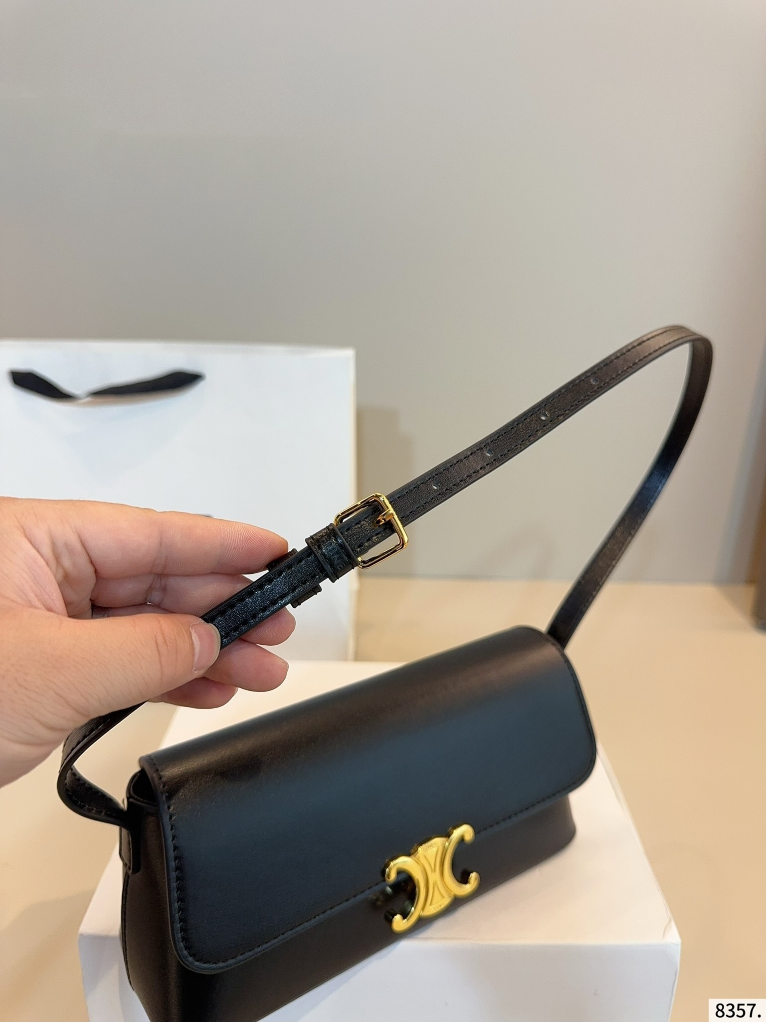 【CELINE公式旗艦店】セリーヌ 凱旋門 ショルダーバッグ