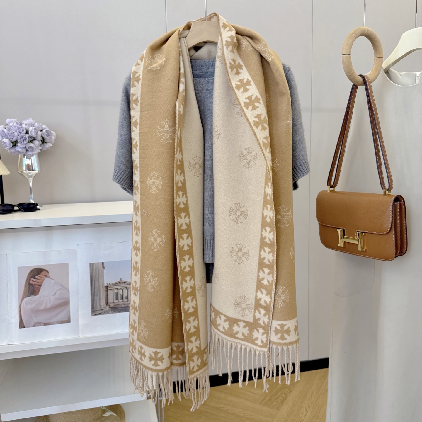 【CHROME HEARTS公式旗艦店】クロムハーツ スカーフ 限定発売 送料無料