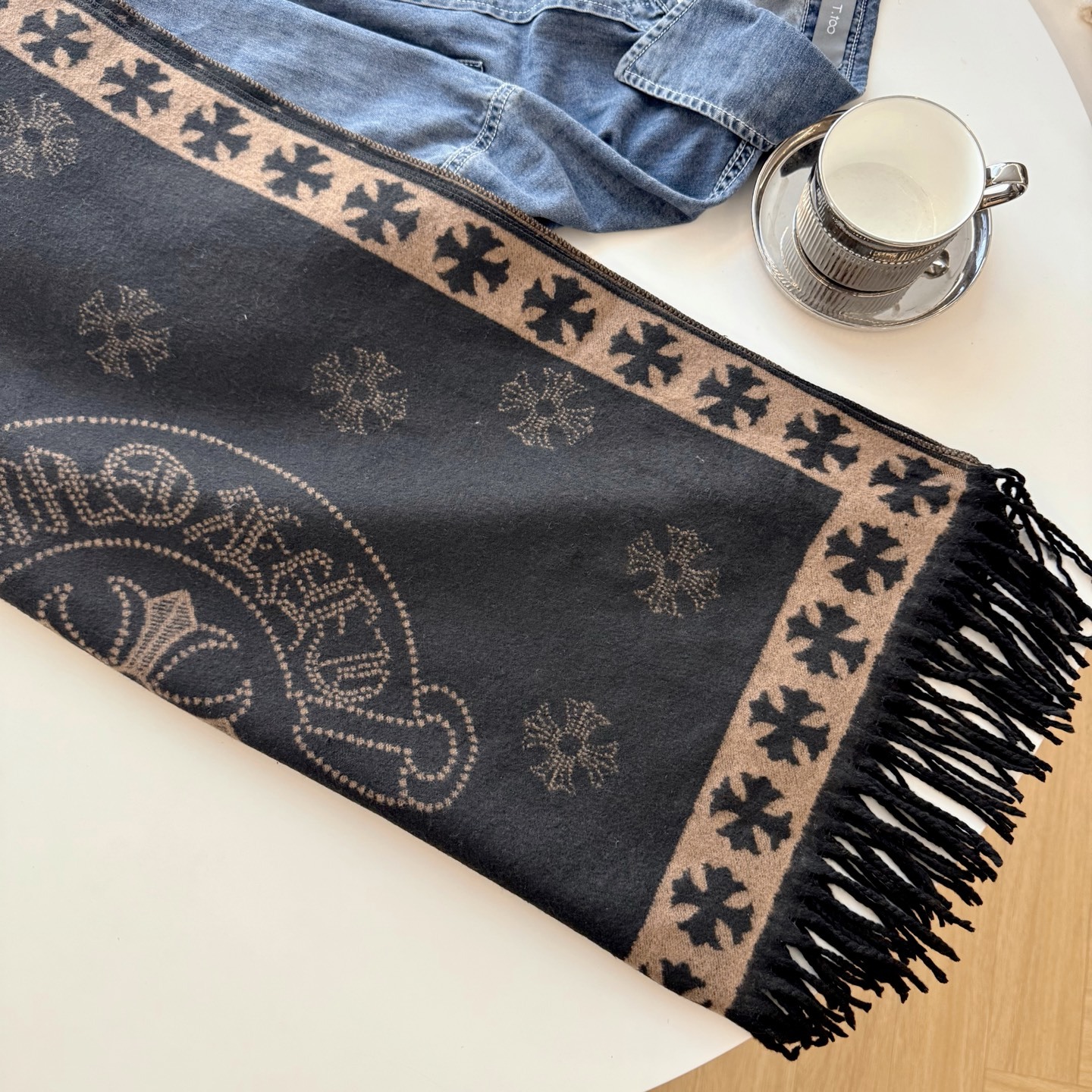 【CHROME HEARTS公式旗艦店】クロムハーツ スカーフ 限定発売 送料無料