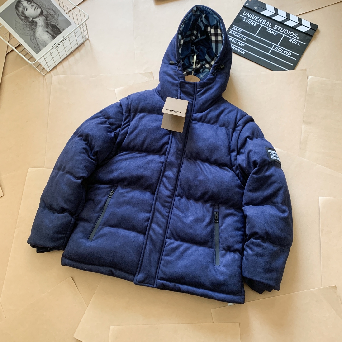 【BUREERRY旗艦店】（バーバリー）着脱式ダウンジャケット、ご好評に付き再入荷！