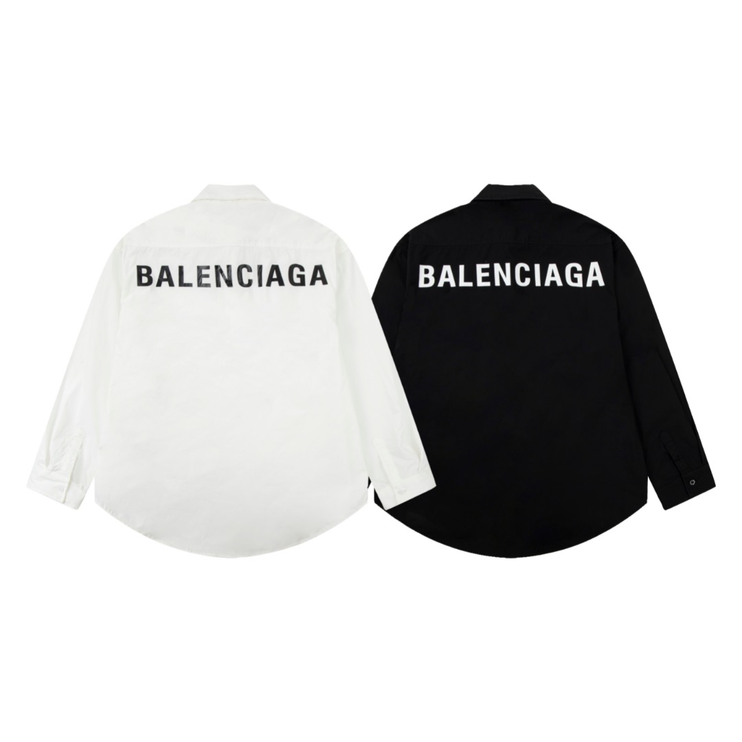 【BALENCIAGA旗艦店】（バレンシアガ）長袖シャツ、ご好評に付き再入荷！