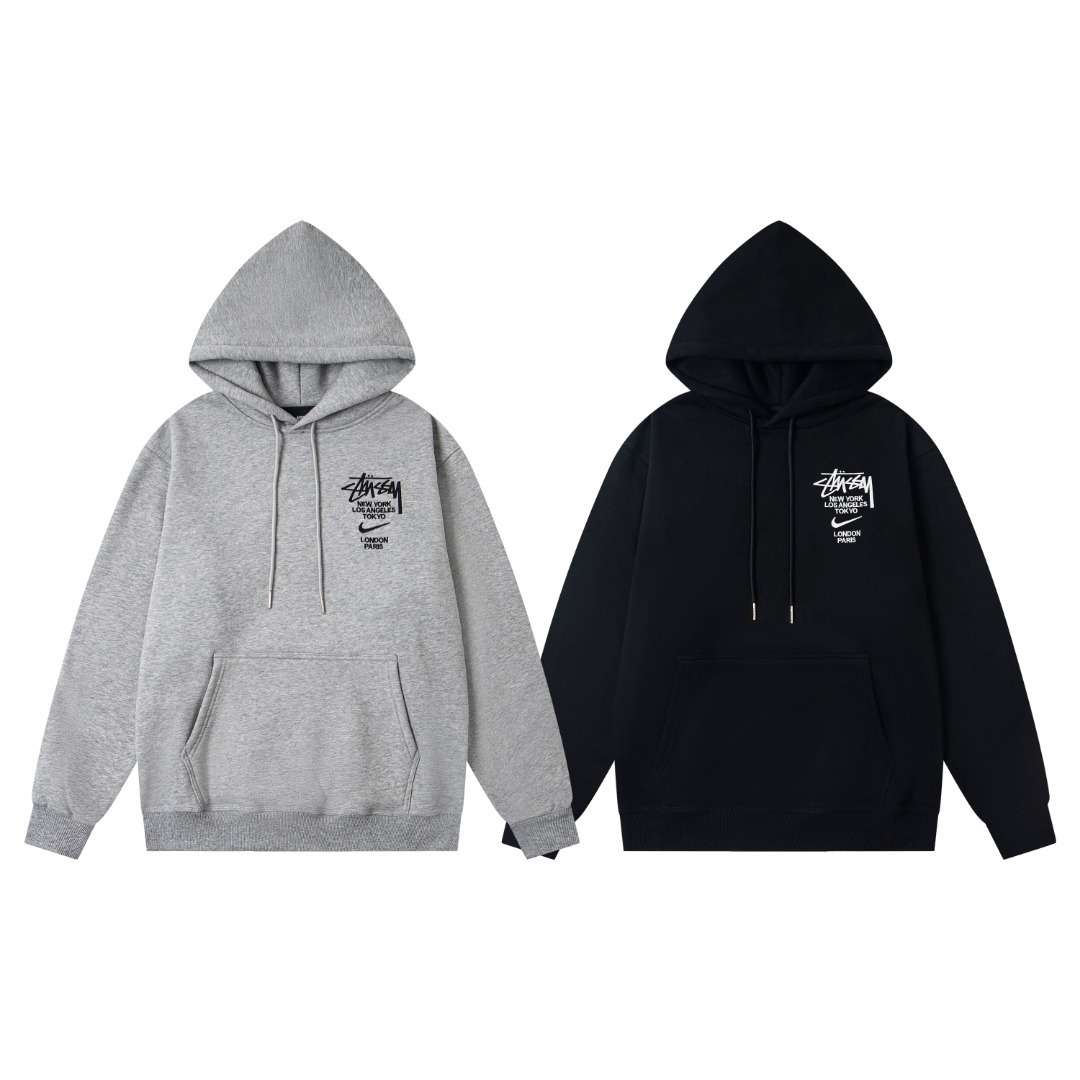 【NIKE x STUSSY旗艦店】連名パーカー 男女兼用 ご好評に付き再入荷！