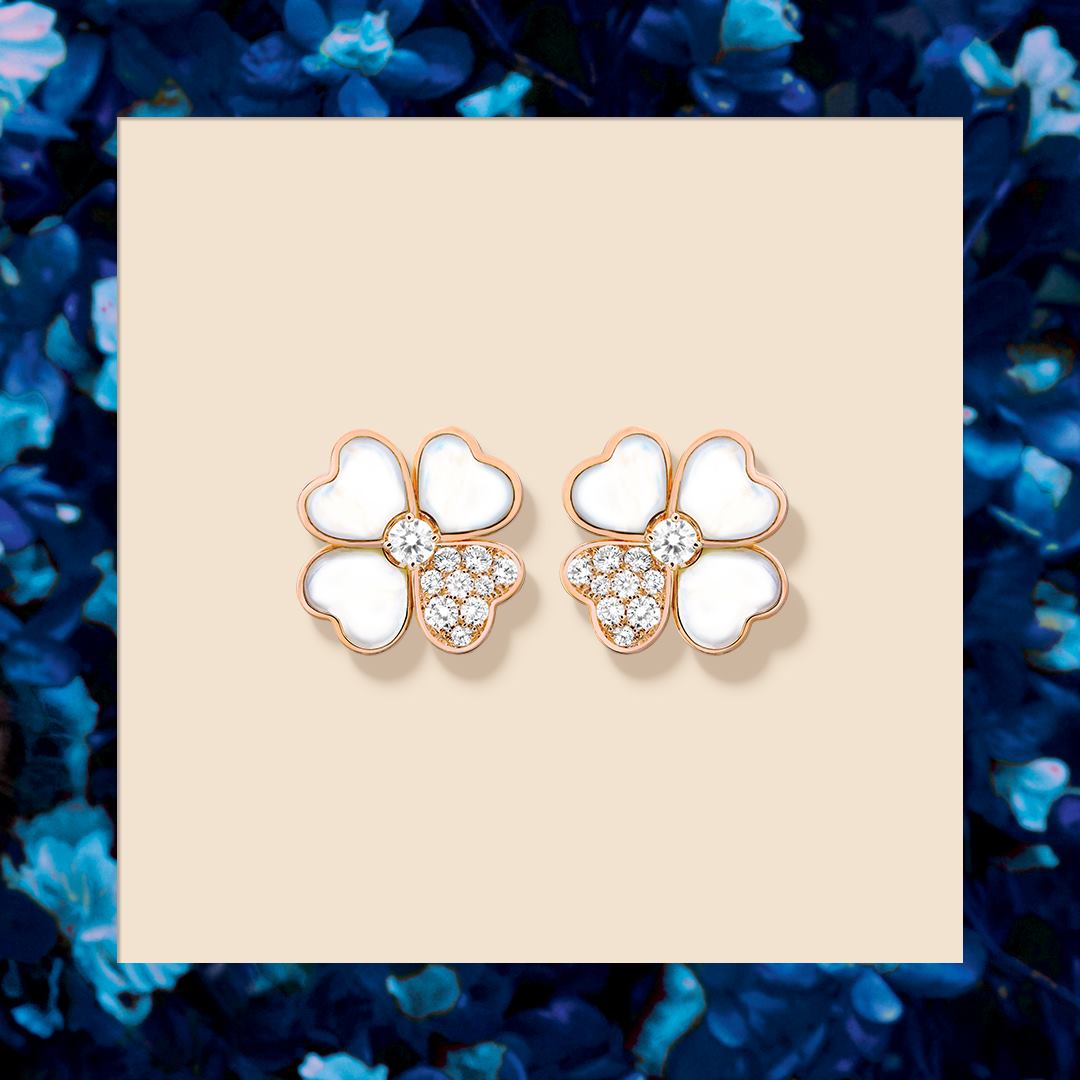 【2024】【Vancleef & Arpels】 コスモス イヤリング、ミディアムモデル