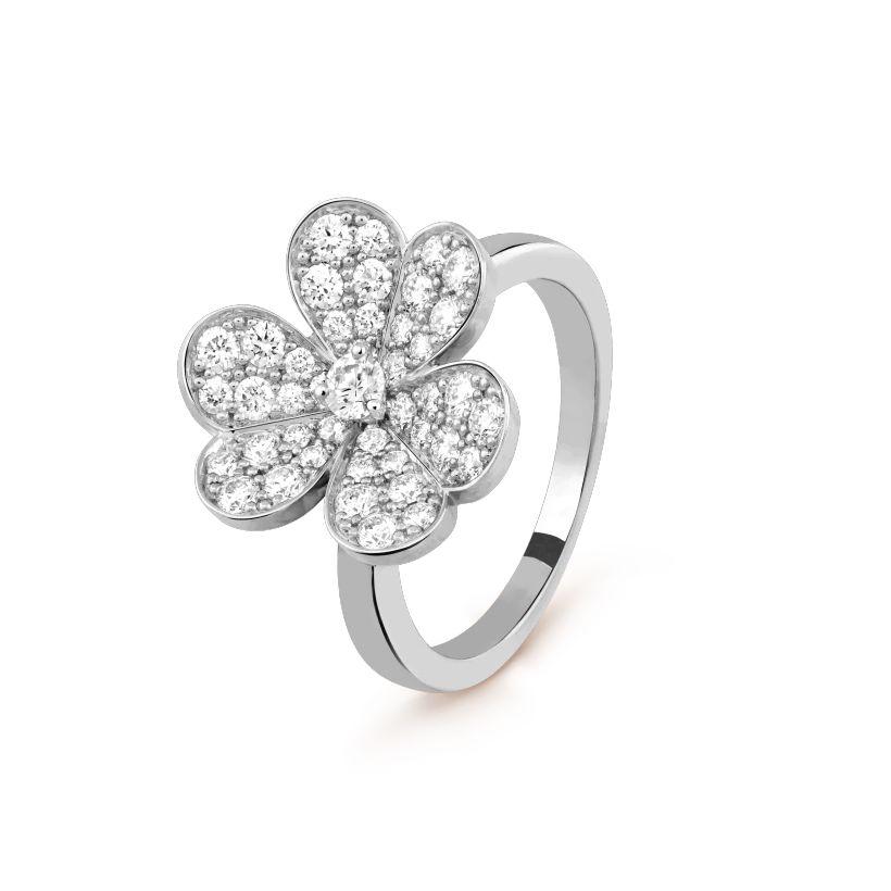 【Vancleef & Arpels】 フリヴォル リング、1フラワー