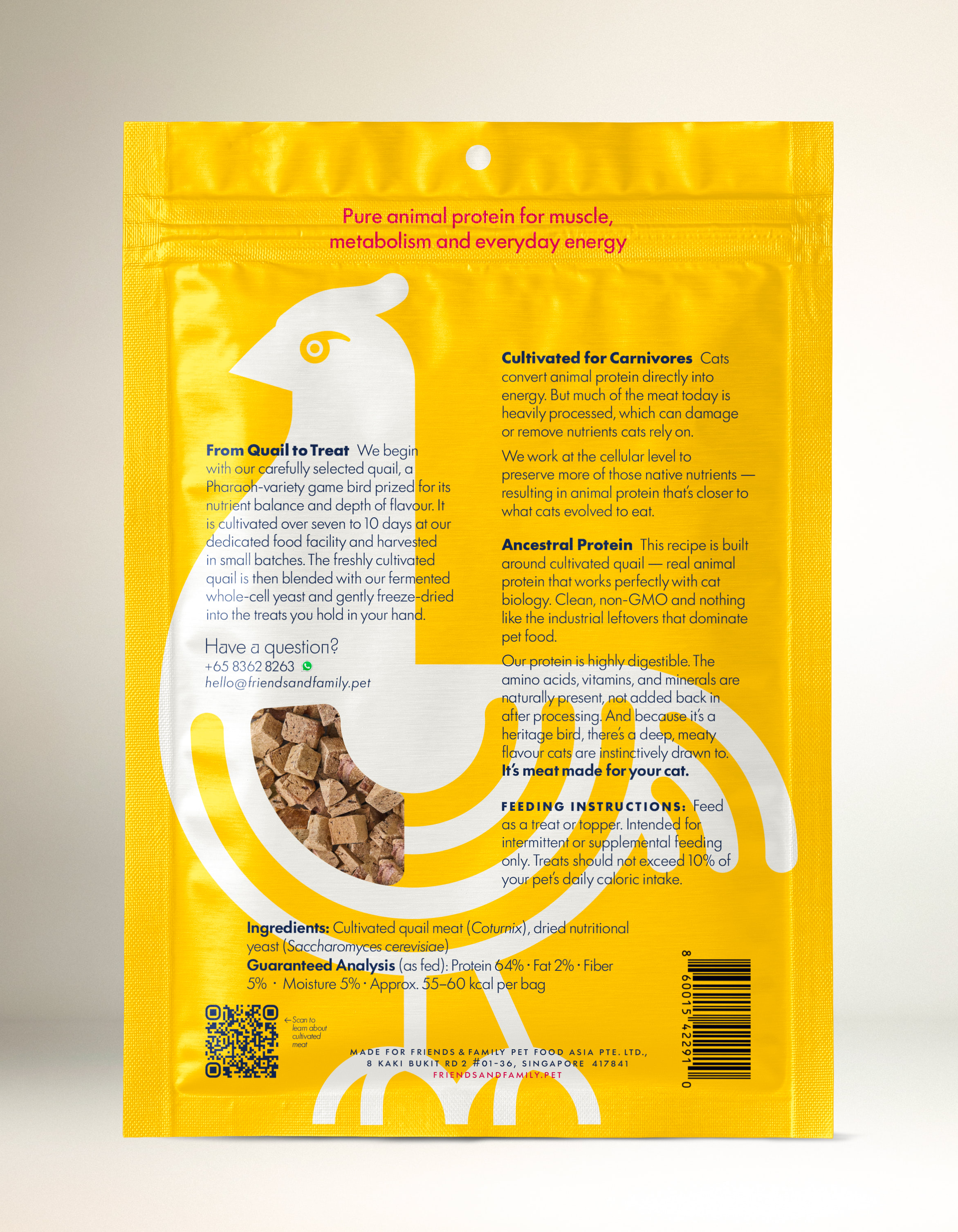 Cultivated Game Bird – Pure Protein – Cats