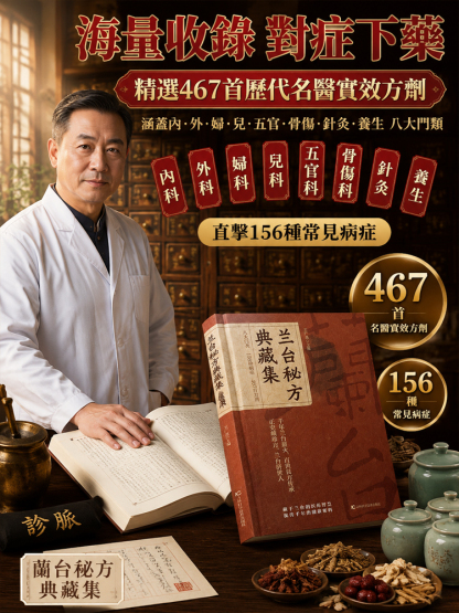 【皇家濟世名方】蘭台秘方典藏集中醫古籍