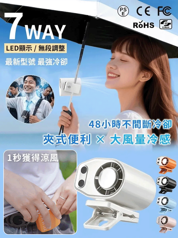 [直降16度]半導體冷卻夾式風扇