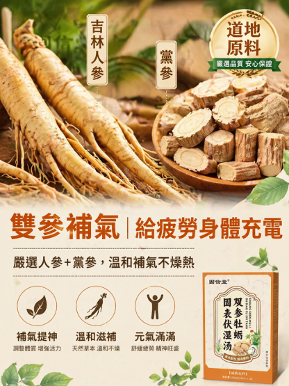 雙參牡蠣固表伏濕湯