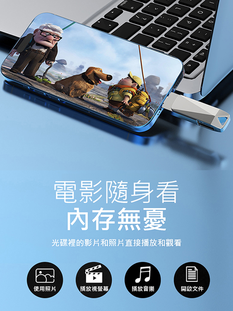 【一個抵多個】四合一移動高速U盤