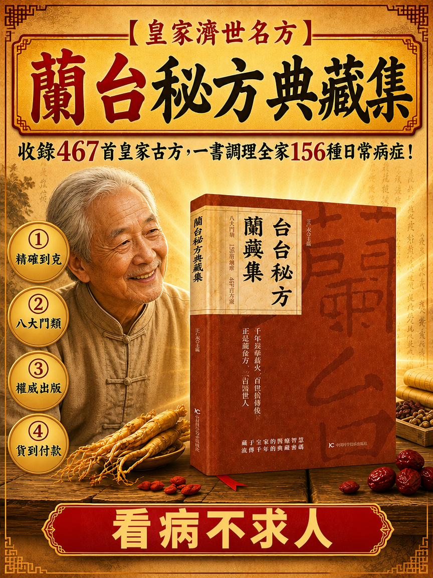 【皇家濟世名方】蘭台秘方典藏集中醫古籍