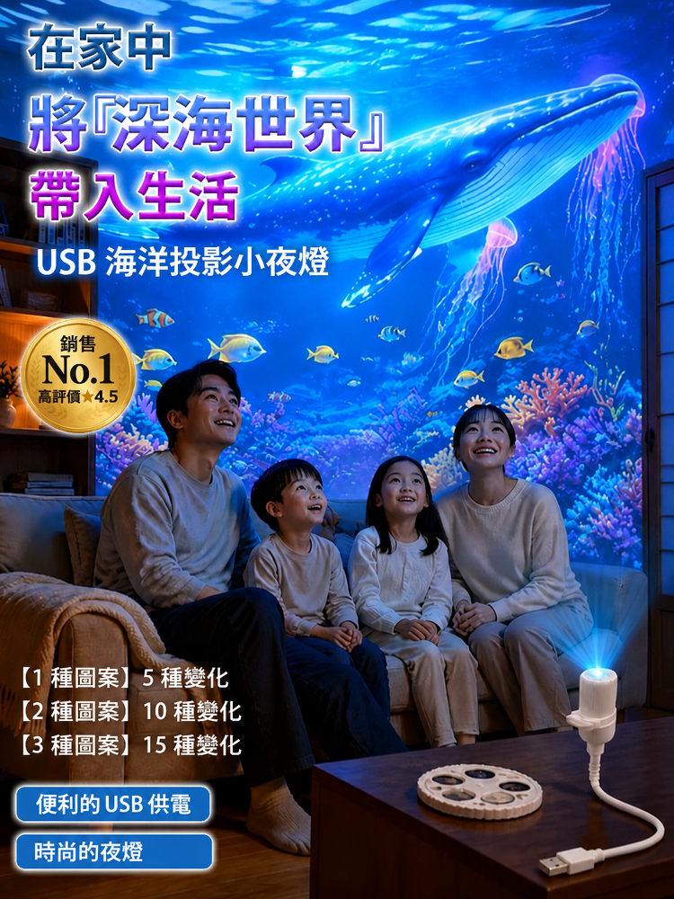創意深海投影燈