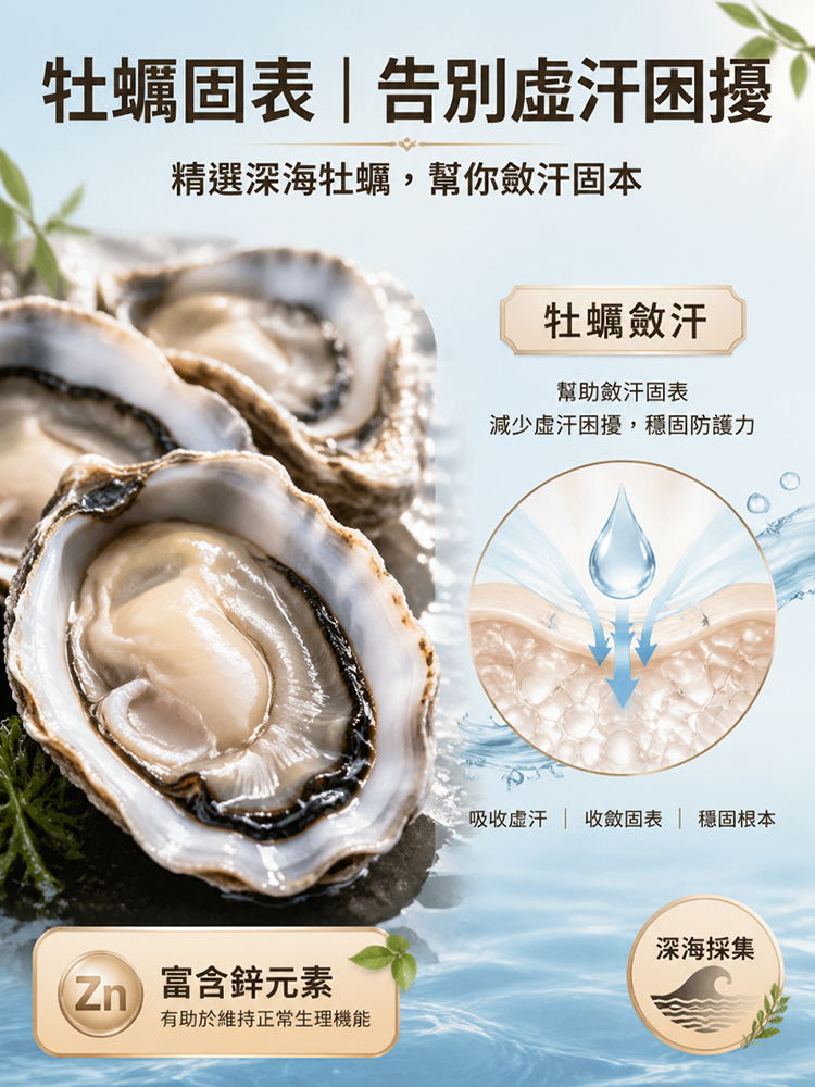 雙參牡蠣固表伏濕湯
