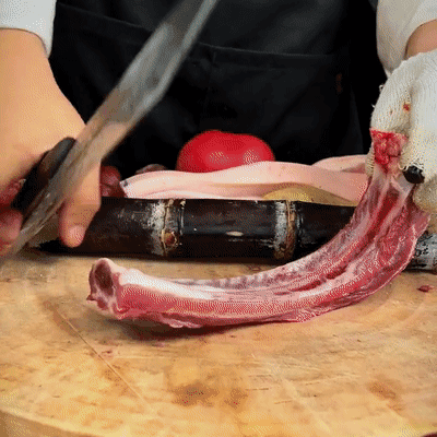 手工鍛打斬切兩用刀