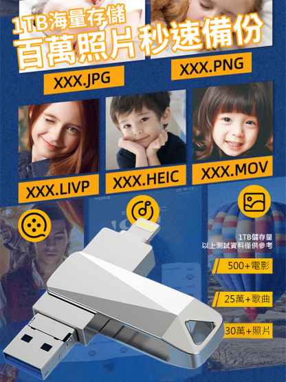 【一個抵多個】四合一移動高速U盤