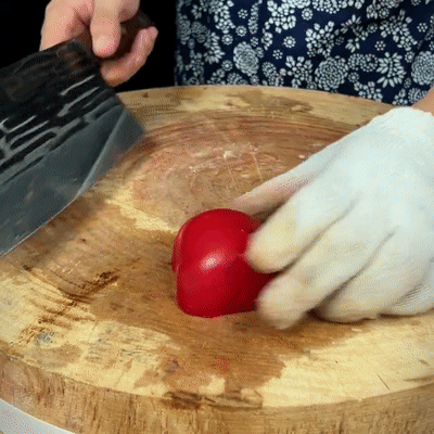 手工鍛打斬切兩用刀