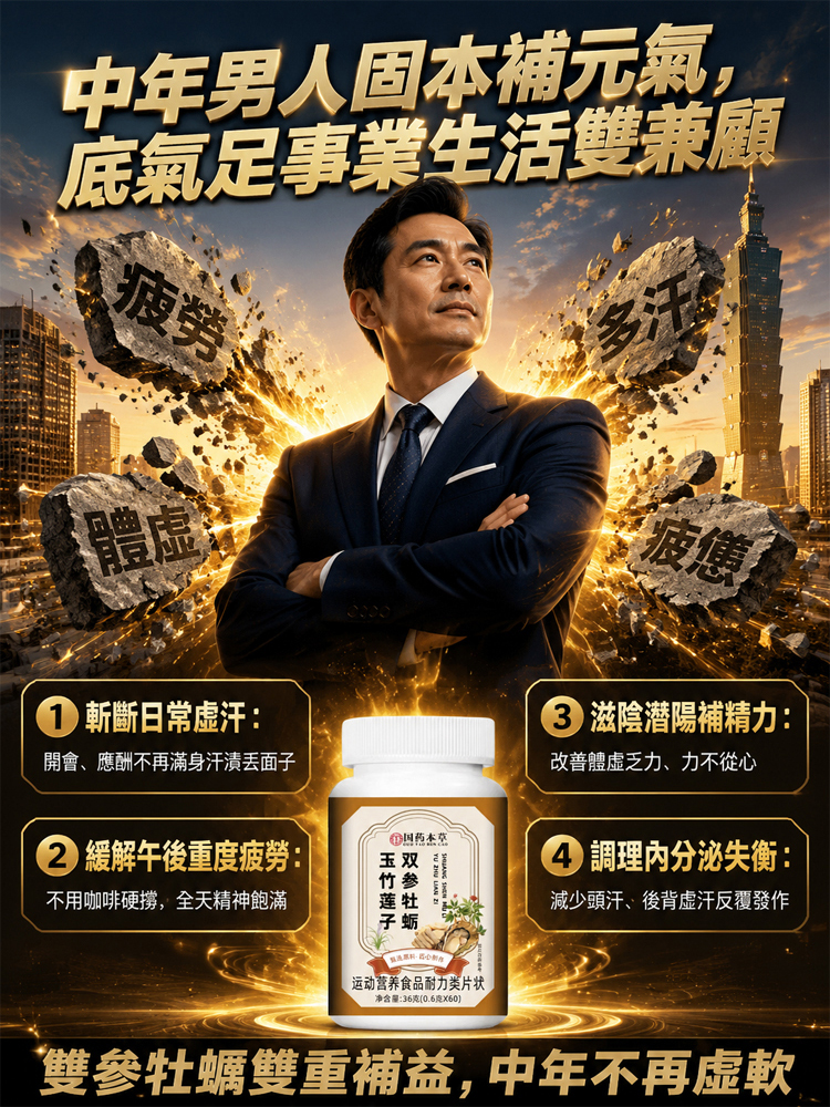 雙參牡蠣玉竹蓮子片