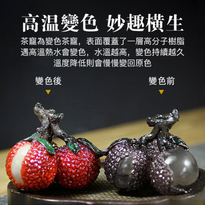 變色荔枝碩果茶寵