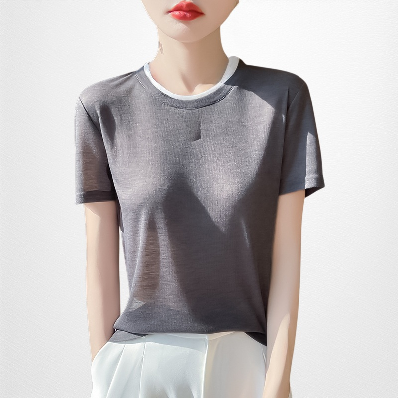 圓領寬鬆短袖
