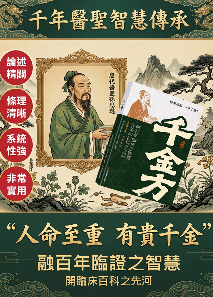 唐代醫聖孫思邈心血作《精編千金方》