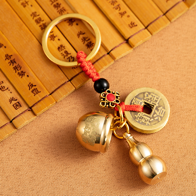 百福缸隨身藥盒鑰匙扣