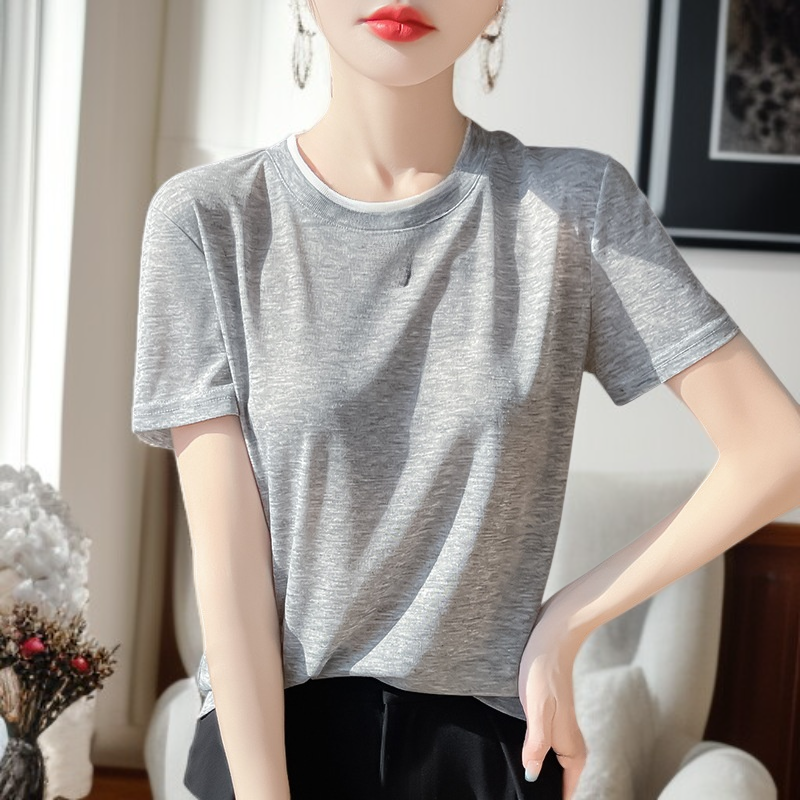圓領寬鬆短袖