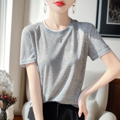 圓領寬鬆短袖
