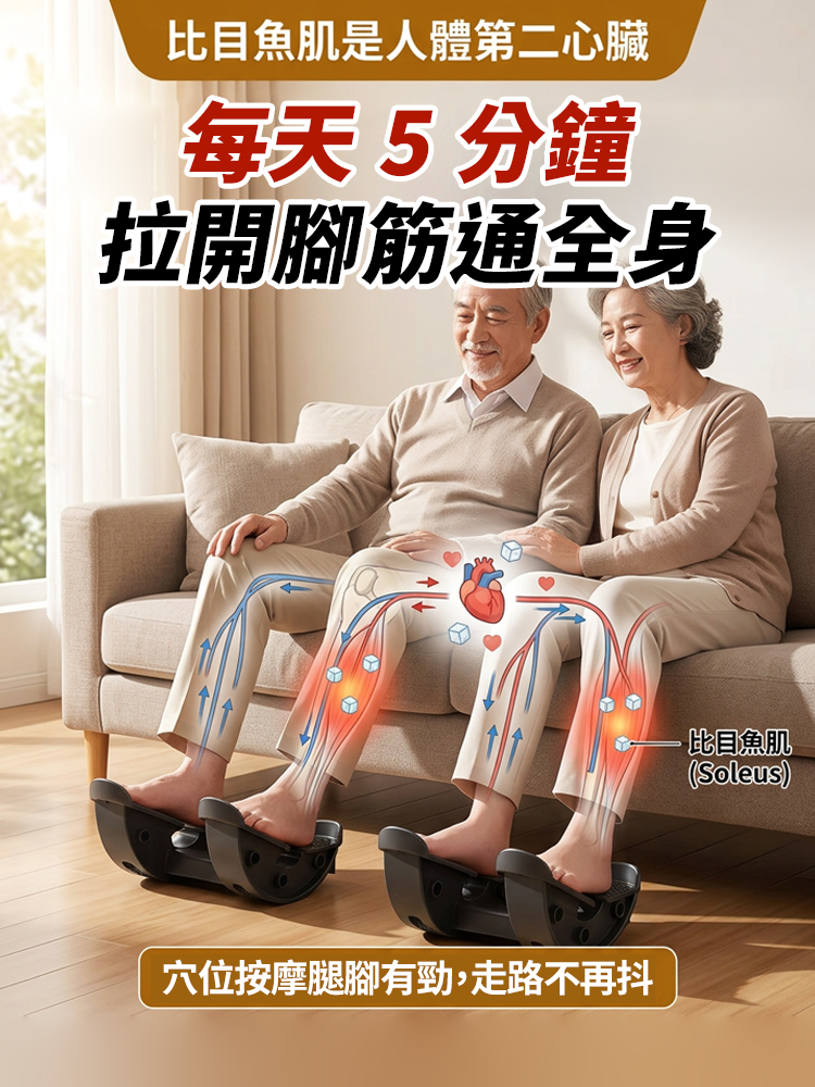 【腿腳有勁】比目魚拉伸踏板