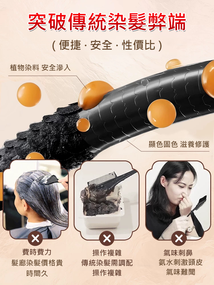 苗染單劑植物調理型洗髮精