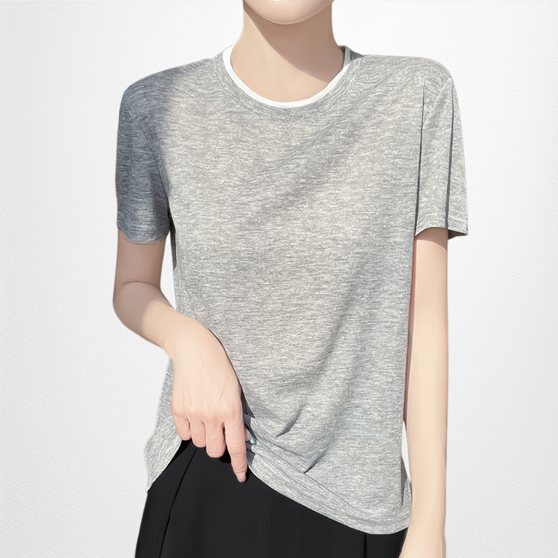 圓領寬鬆短袖