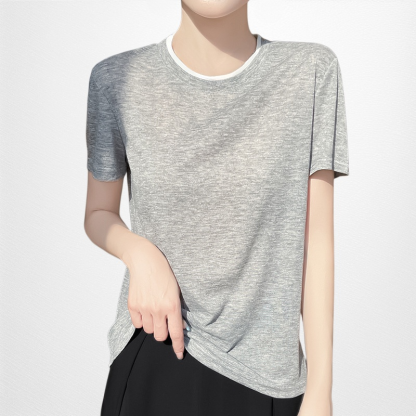 圓領寬鬆短袖