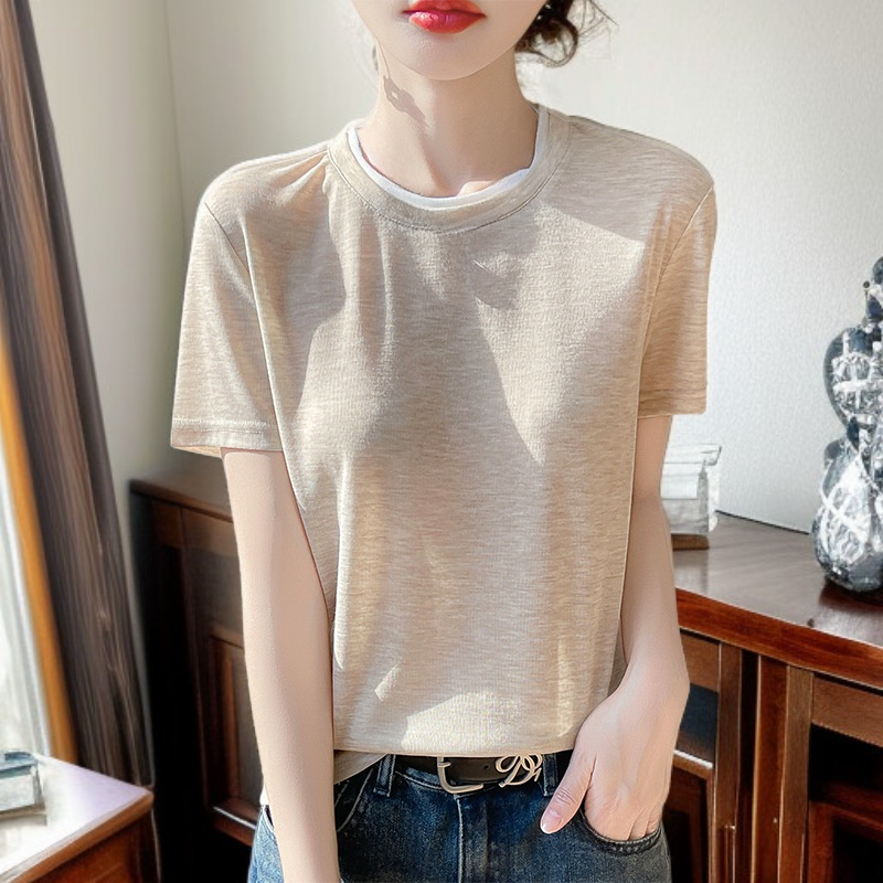圓領寬鬆短袖