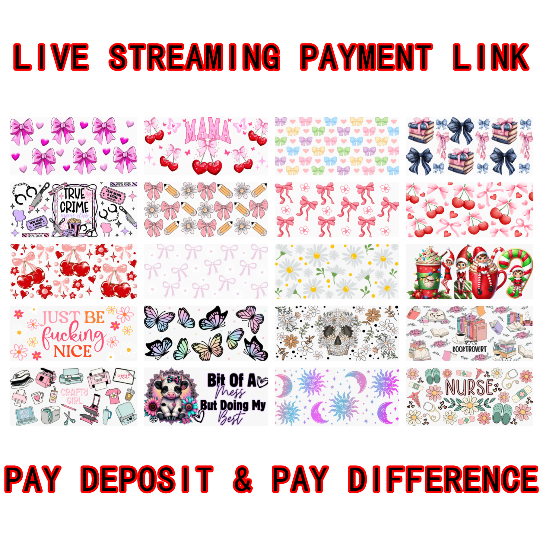 LIVE PICK (mix with cup wraps ...)