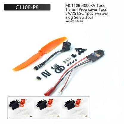 Remote Control Model Aircraft Motor Toy Fixed Wing Parts MC1108 4000KV Motor Accessories