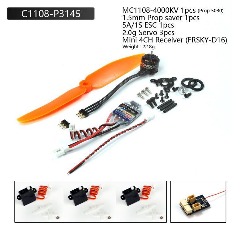 Remote Control Model Aircraft Motor Toy Fixed Wing Parts MC1108 4000KV Motor Accessories