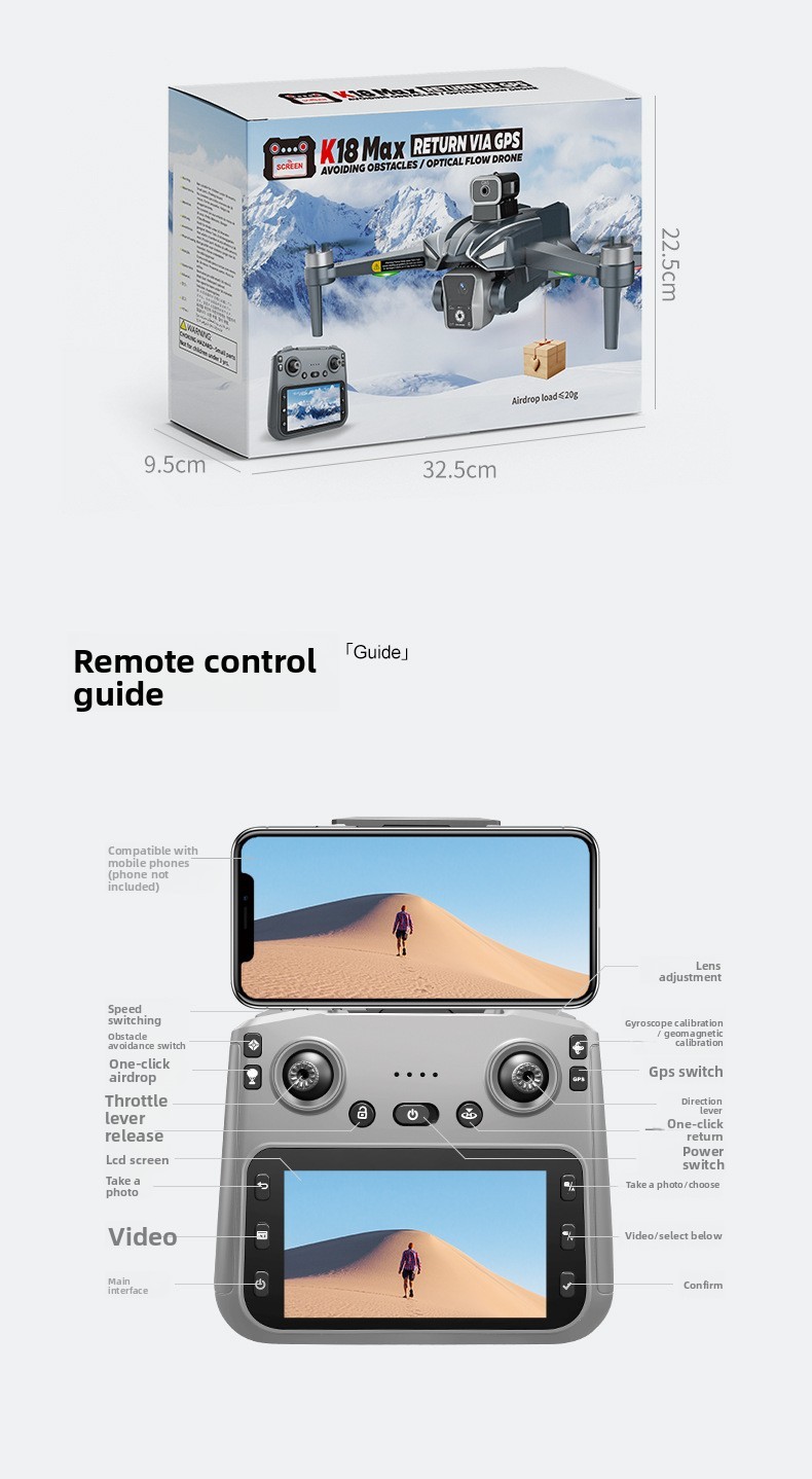 k18MAX Air Drop Drone