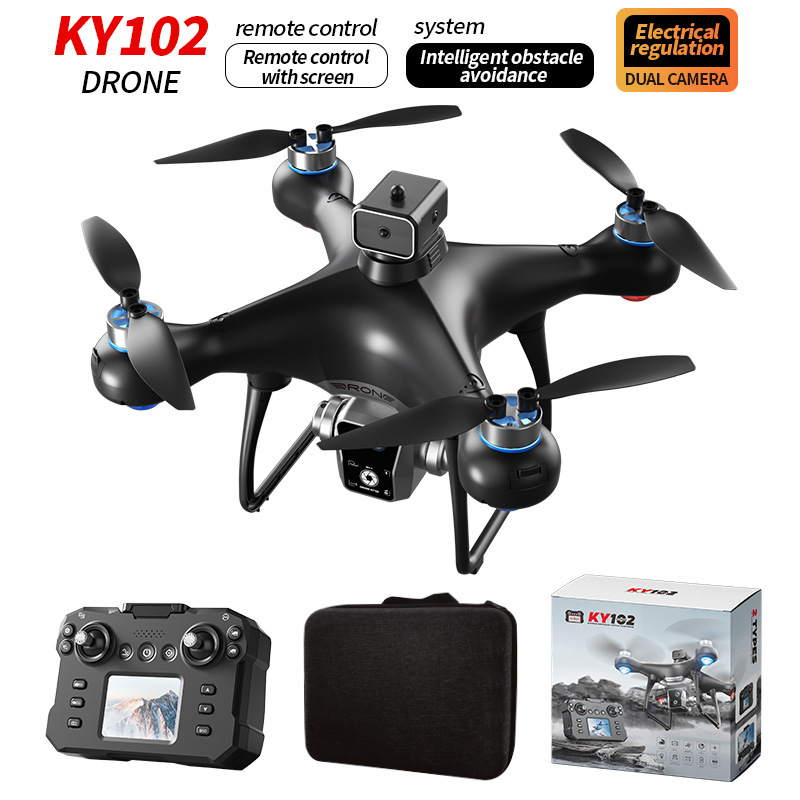 KY102 Brushless Drone with Screen Remote Control