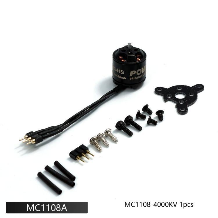 Remote Control Model Aircraft Motor Toy Fixed Wing Parts MC1108 4000KV Motor Accessories