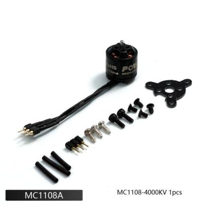 Remote Control Model Aircraft Motor Toy Fixed Wing Parts MC1108 4000KV Motor Accessories