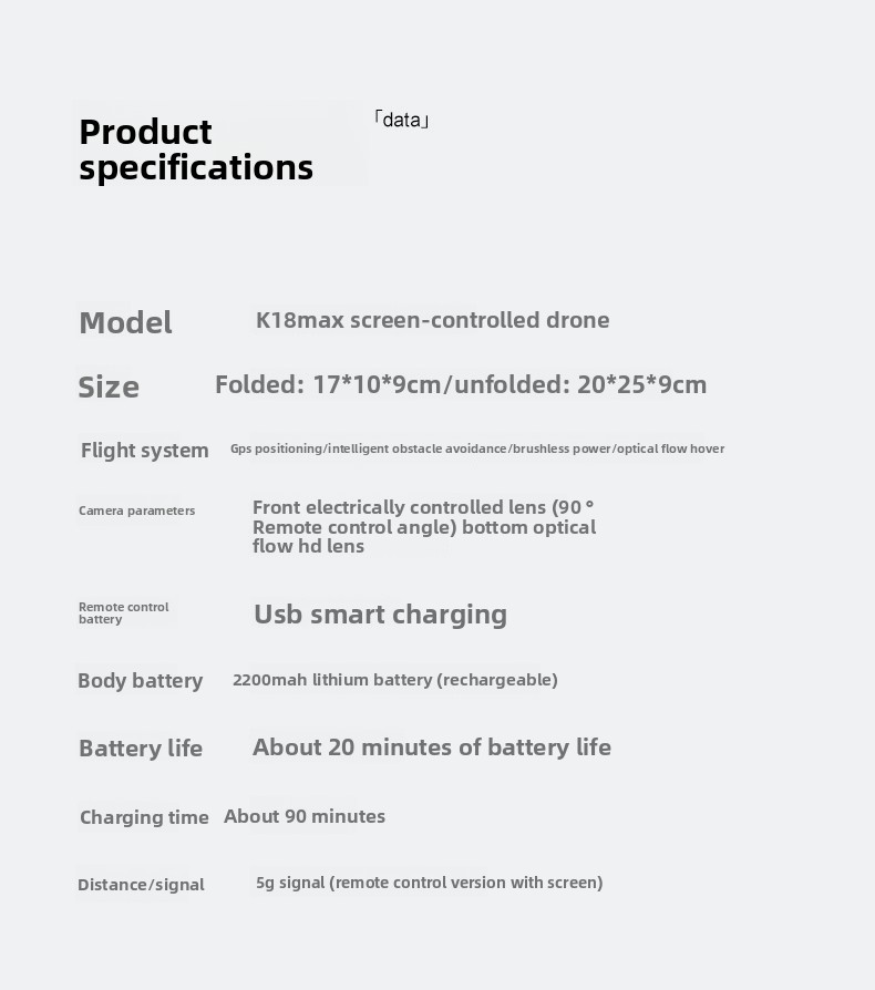 k18MAX Air Drop Drone