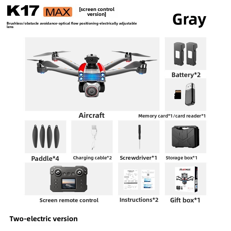 K17 Drone with Screen Control and HD Aerial Photography