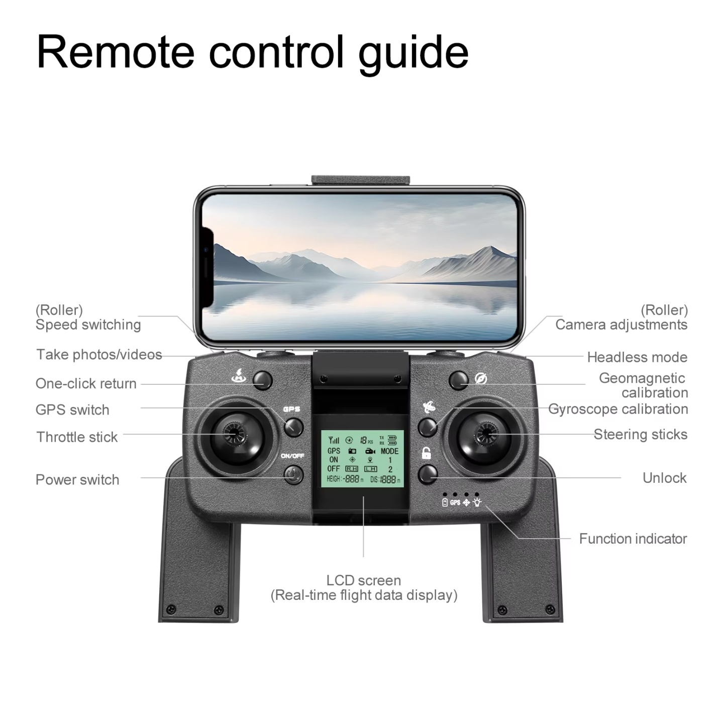 High Quality S188 Prosumer Drone 8K GPS Quadcopter with HD Camera 100M Image Transmission Remote Control Drone